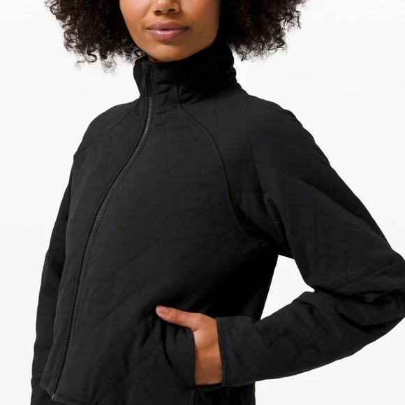 🖤LULULEMON QUILTED CALM JACKET/COAT-BLACK, 12🖤 - Picture 8 of 16